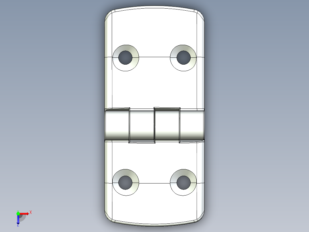 型材-KJN 50-60 COMBI HINGE 095K5060F00俯视图