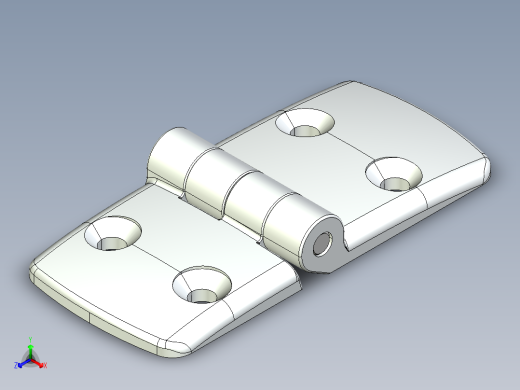 型材-KJN 50-60 COMBI HINGE 095K5060F00正等轴测缩略图