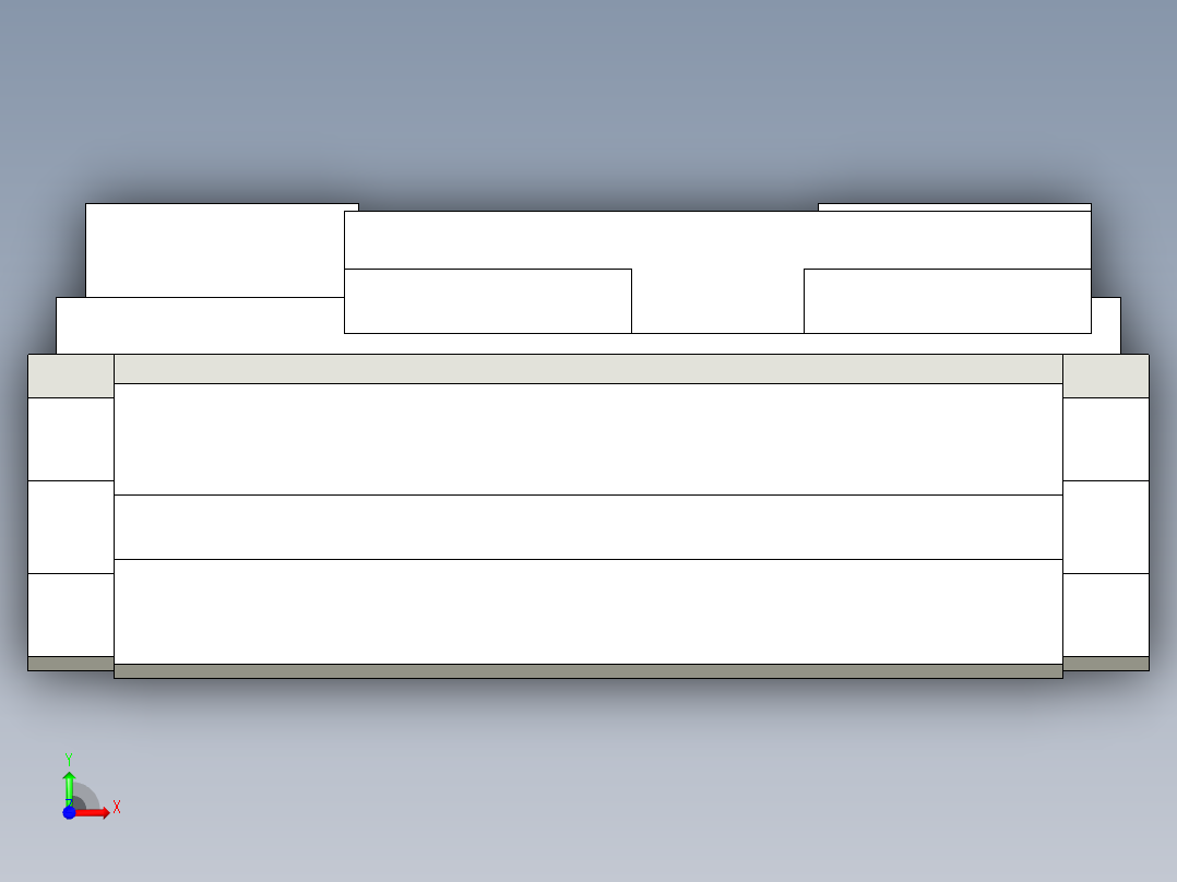 夹紧气缸HLC-12ASv1前视图