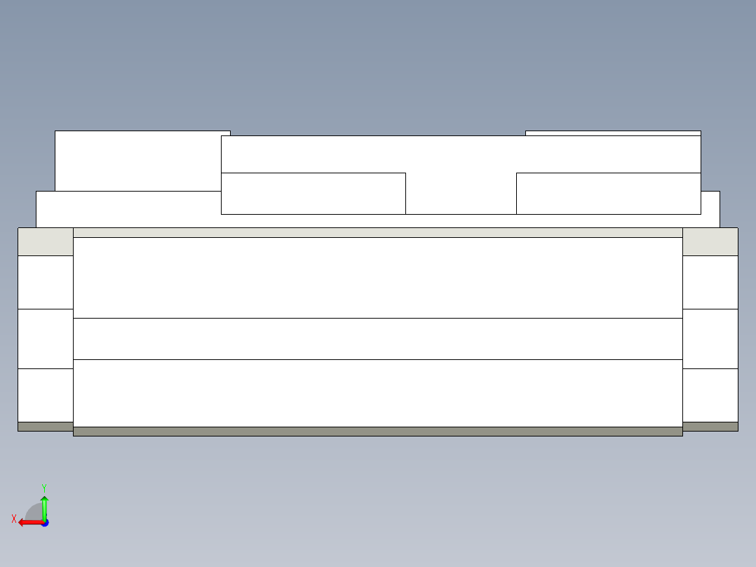 夹紧气缸HLC-12ASv1后视图