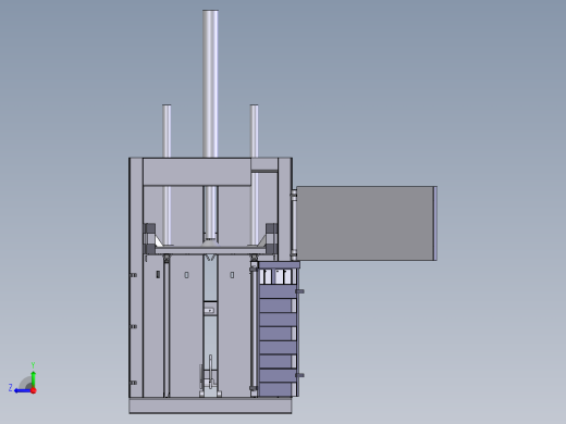 废纸打包机右视缩略图