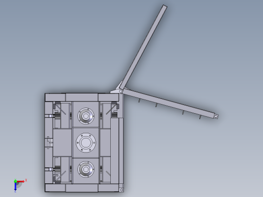 废纸打包机俯视缩略图