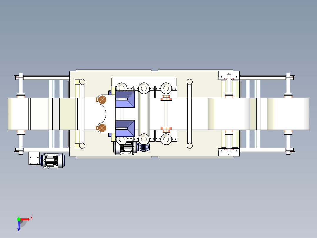 消毒袋封口机x_t俯视图