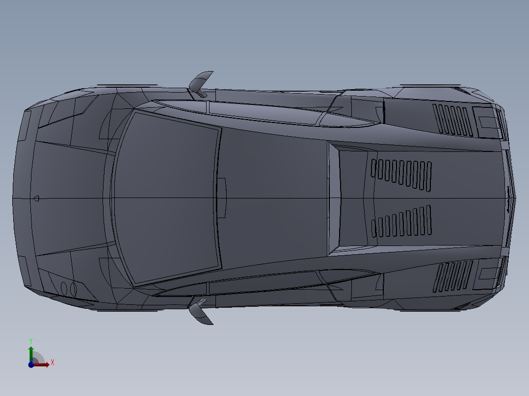 兰博基尼前视图