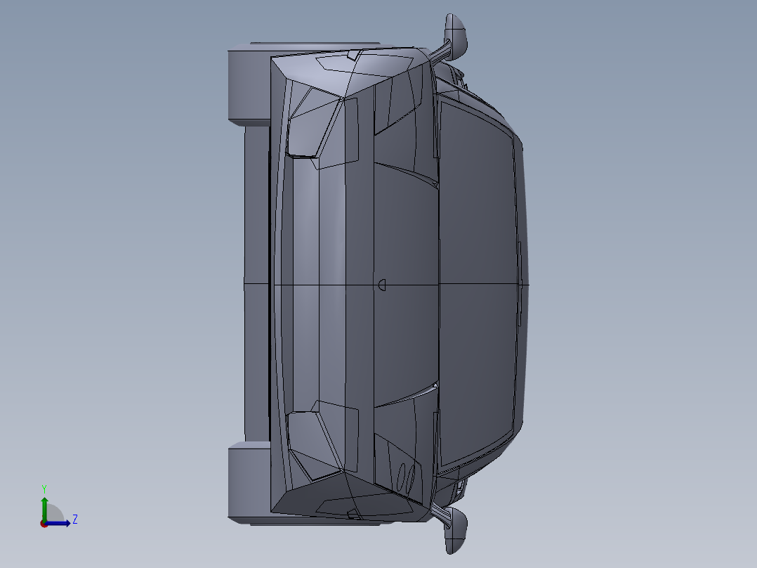兰博基尼左视图