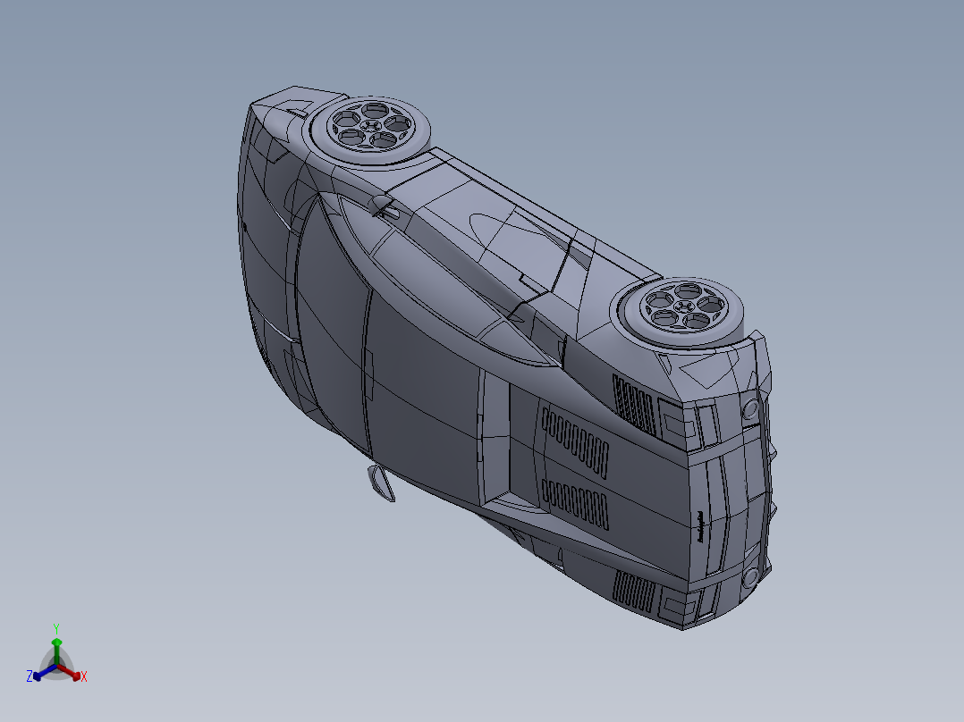 兰博基尼正等轴测图
