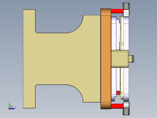 N500-T0P笔记本CNC工装夹具三维模型-CNC8左视缩略图
