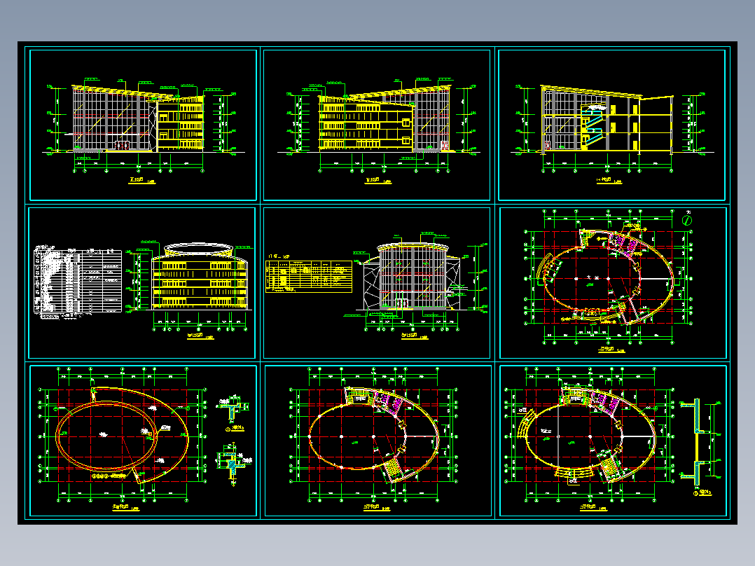 高级小区会所建筑图