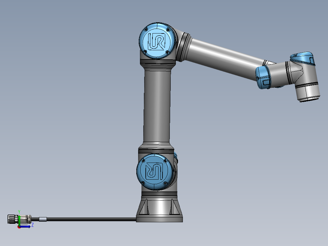 自动作业平台sw18可编辑左视图