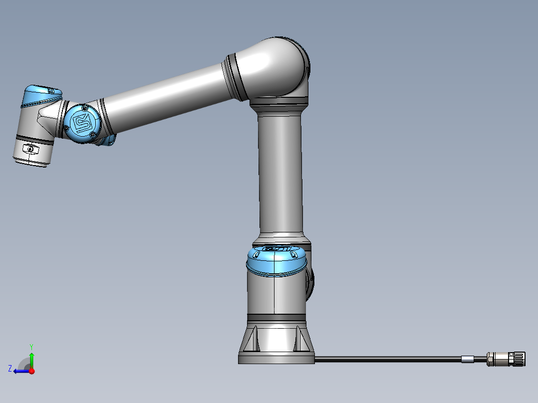 自动作业平台sw18可编辑右视图