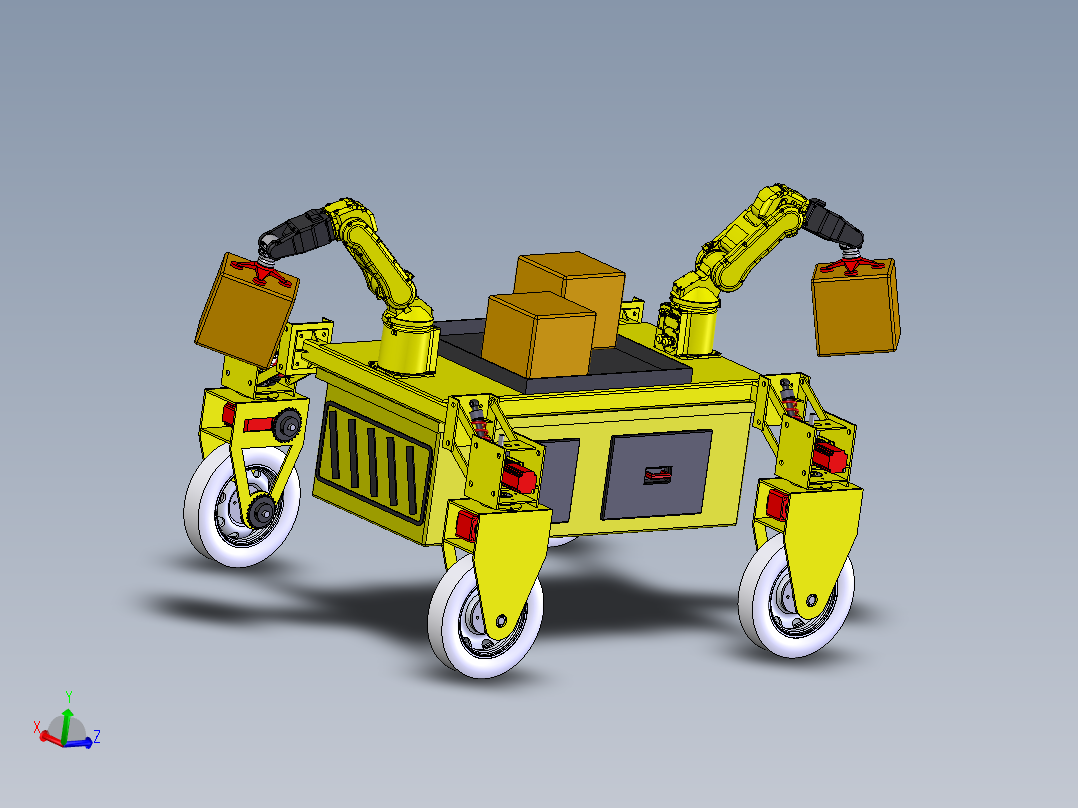 物流搬运机器人sw18可编辑