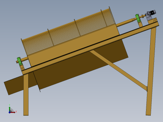 YGS50滚筒筛sw14可编辑前视缩略图