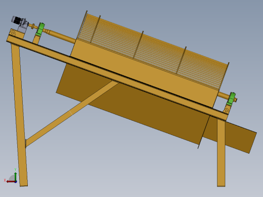 YGS50滚筒筛sw14可编辑后视缩略图