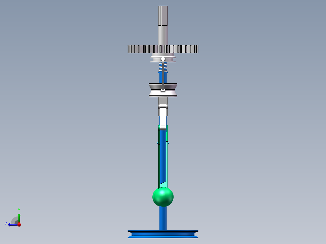 旋转调速器右视图
