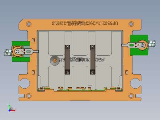 UP5302-A-笔记本CNC工装夹具三维模型CNC1电磁铁治具-220321前视缩略图