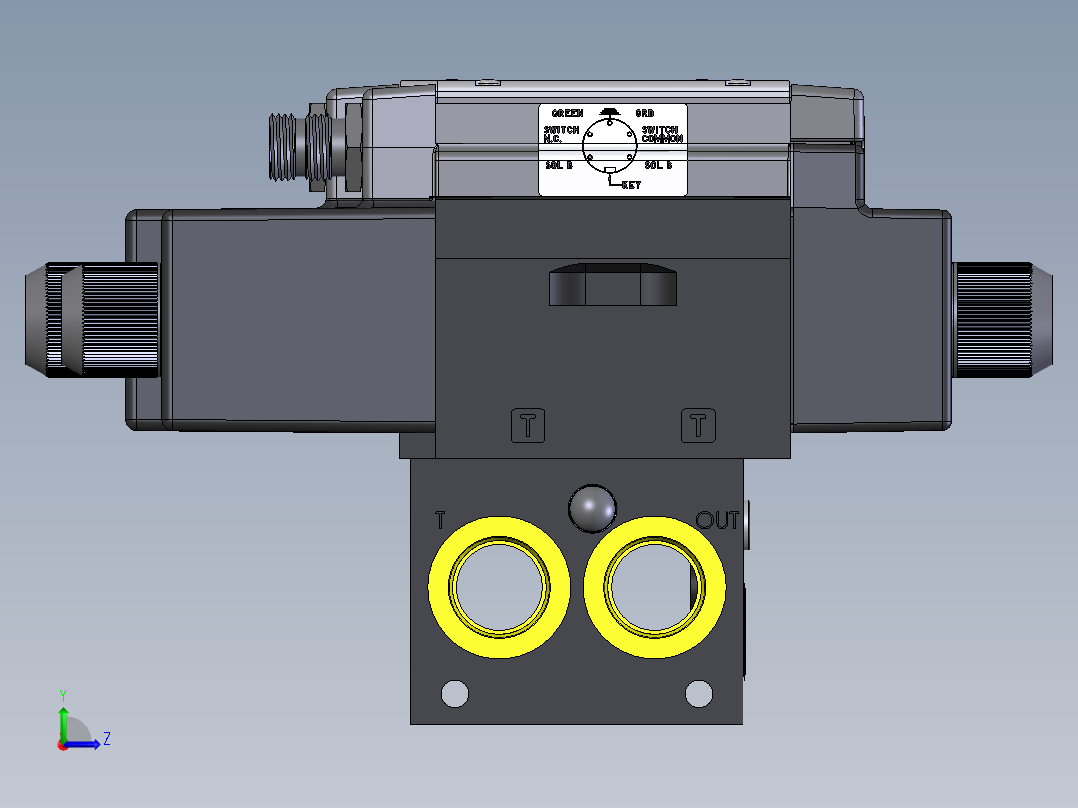 Continental Hydraulics-265808液压元件左视图