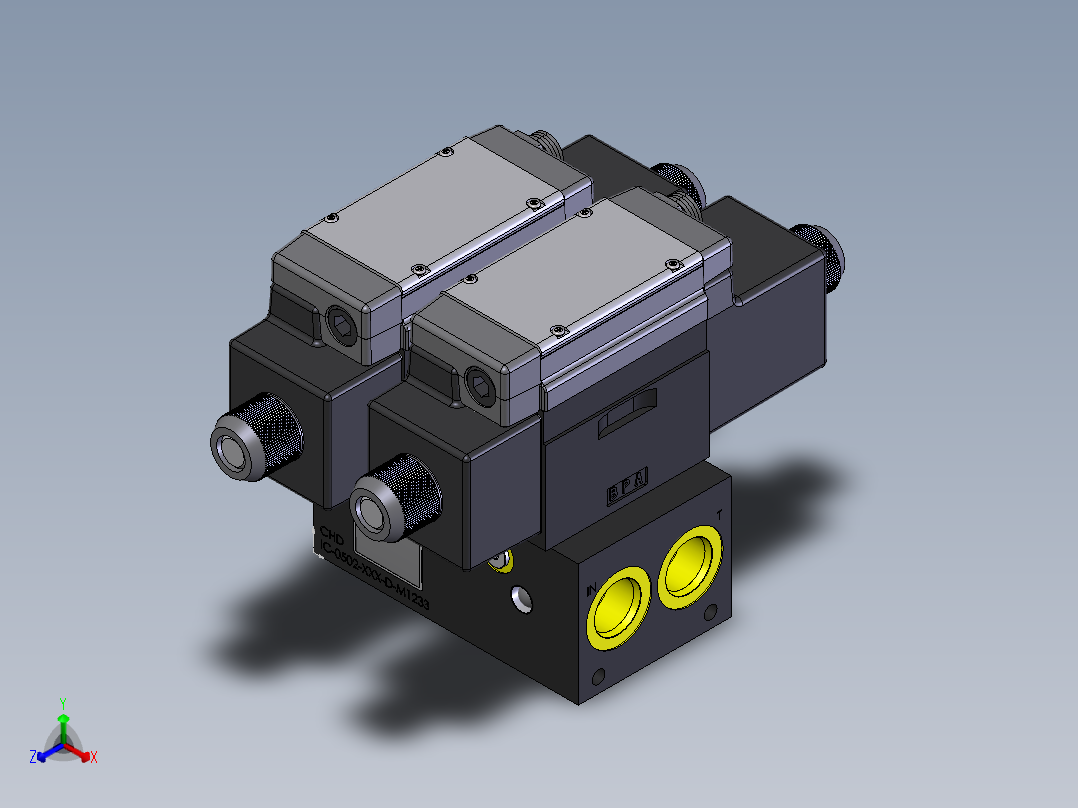 Continental Hydraulics-265808液压元件正等轴测图