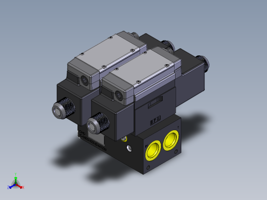 Continental Hydraulics-265808液压元件正等轴测缩略图