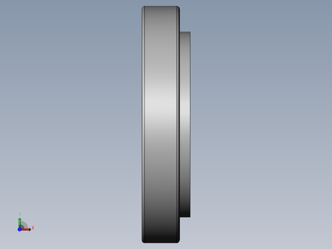 圆锥滚子轴承30222(110)前视图