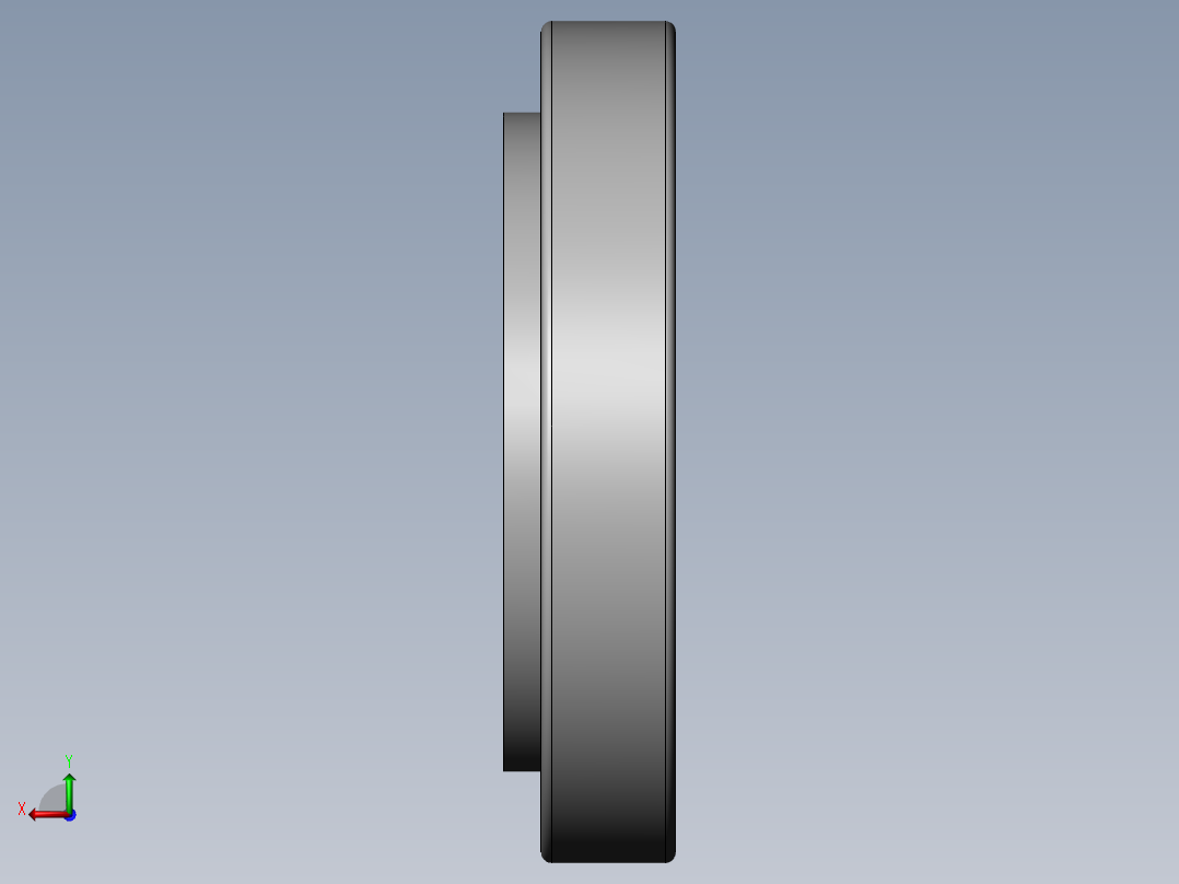 圆锥滚子轴承30222(110)后视图