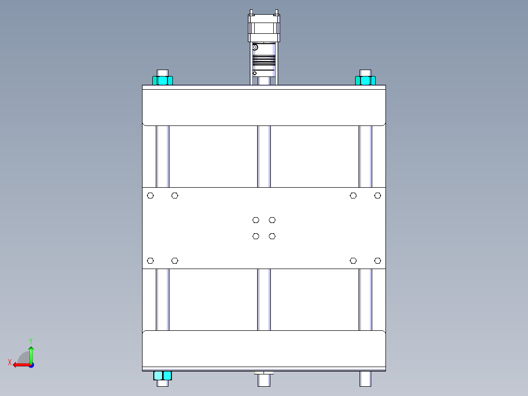 A2004866-PCB 数控铣床后视图