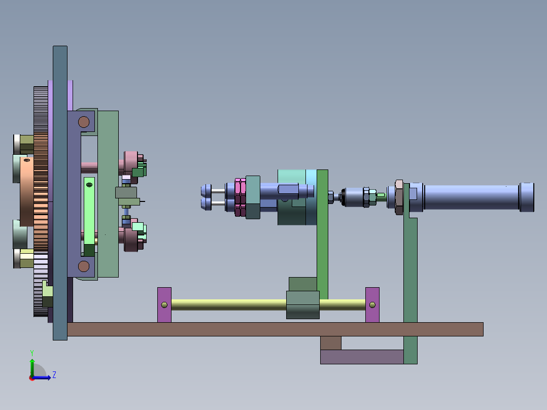 C600 咖啡胶囊自动封口机左视图