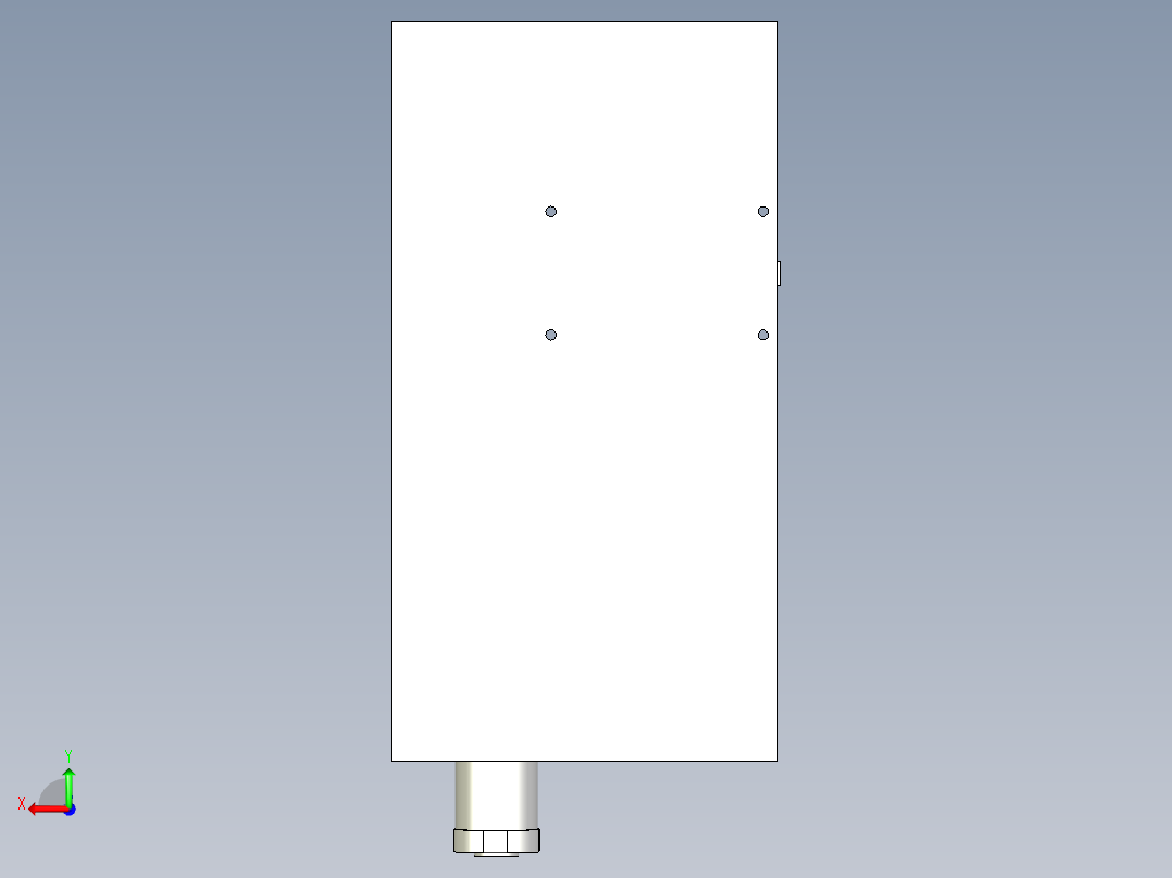 翻转机构旋转90设备后视图