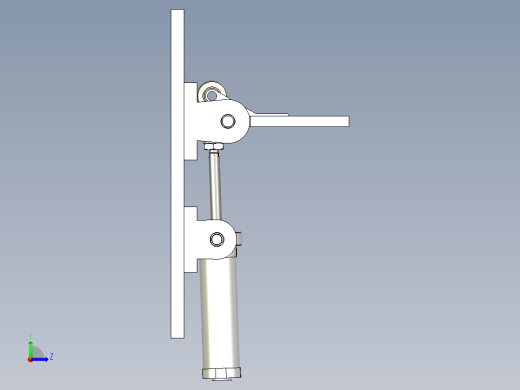 翻转机构旋转90设备左视缩略图