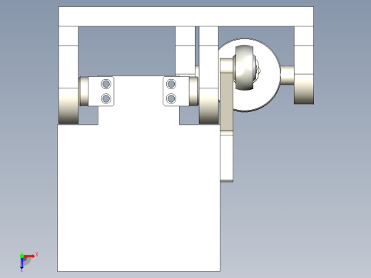 翻转机构旋转90设备俯视缩略图