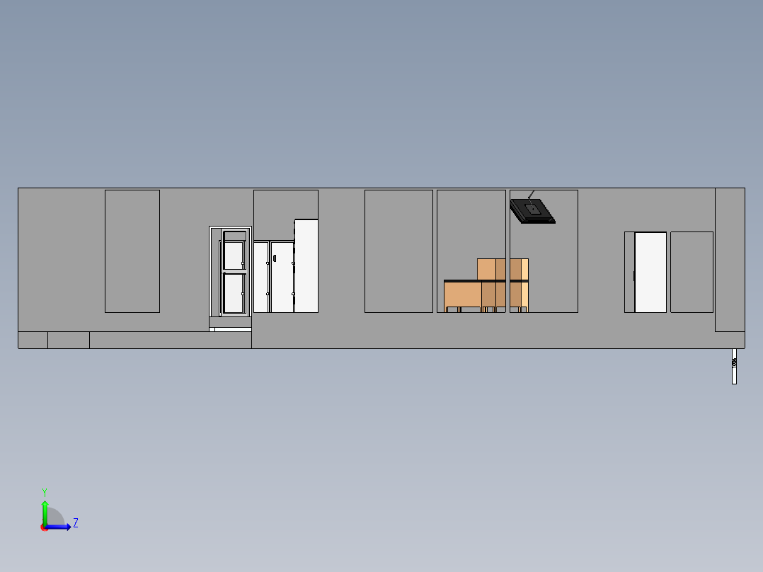 房子、建筑(200)左视图