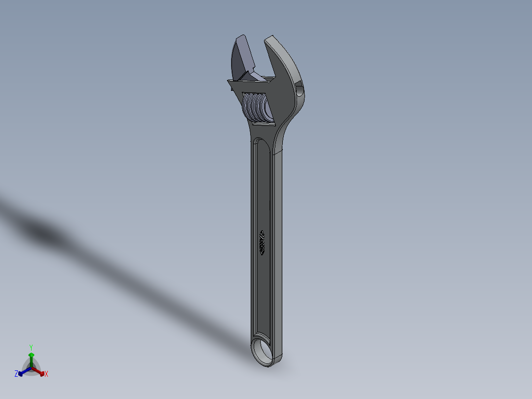 扳手、工具(14)正等轴测图