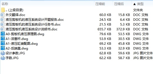 液压剪板机液压系统设计含4张CAD图缩略图