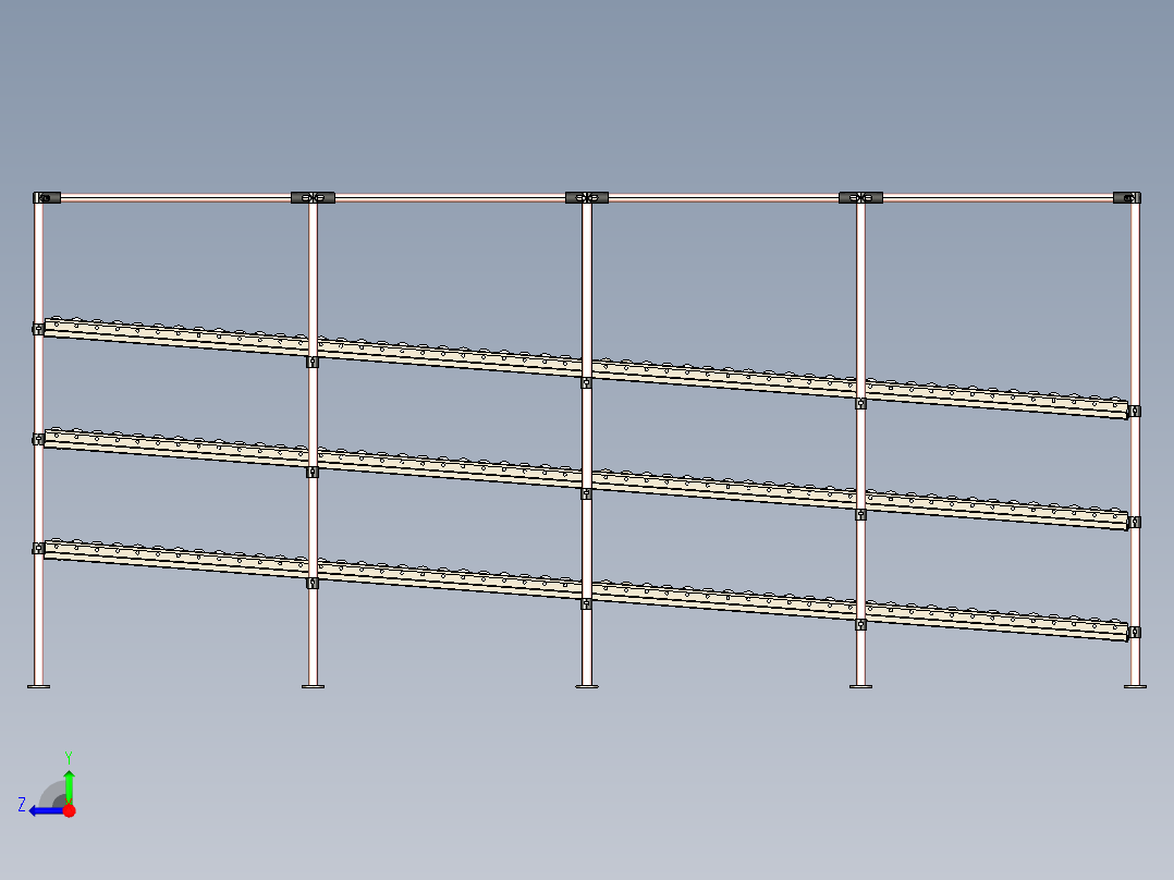 工业用FIFI机架右视图