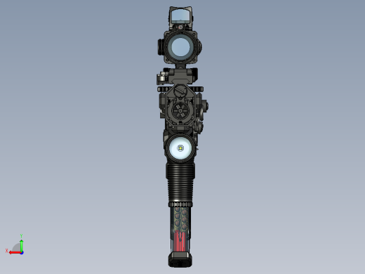 手枪左轮冲锋枪老式狙击步枪设计3D图纸wz-2022-perun-tactical STP后视缩略图