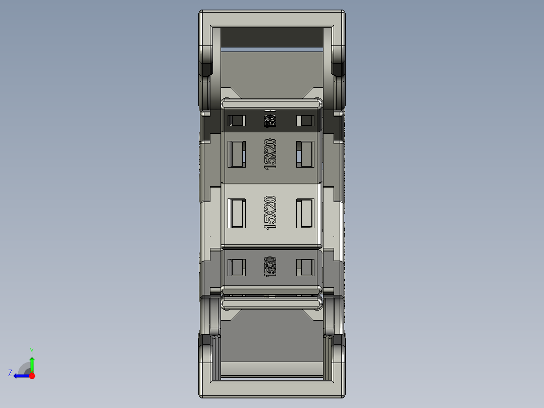 2J15BF120N-3D结构图-001右视图