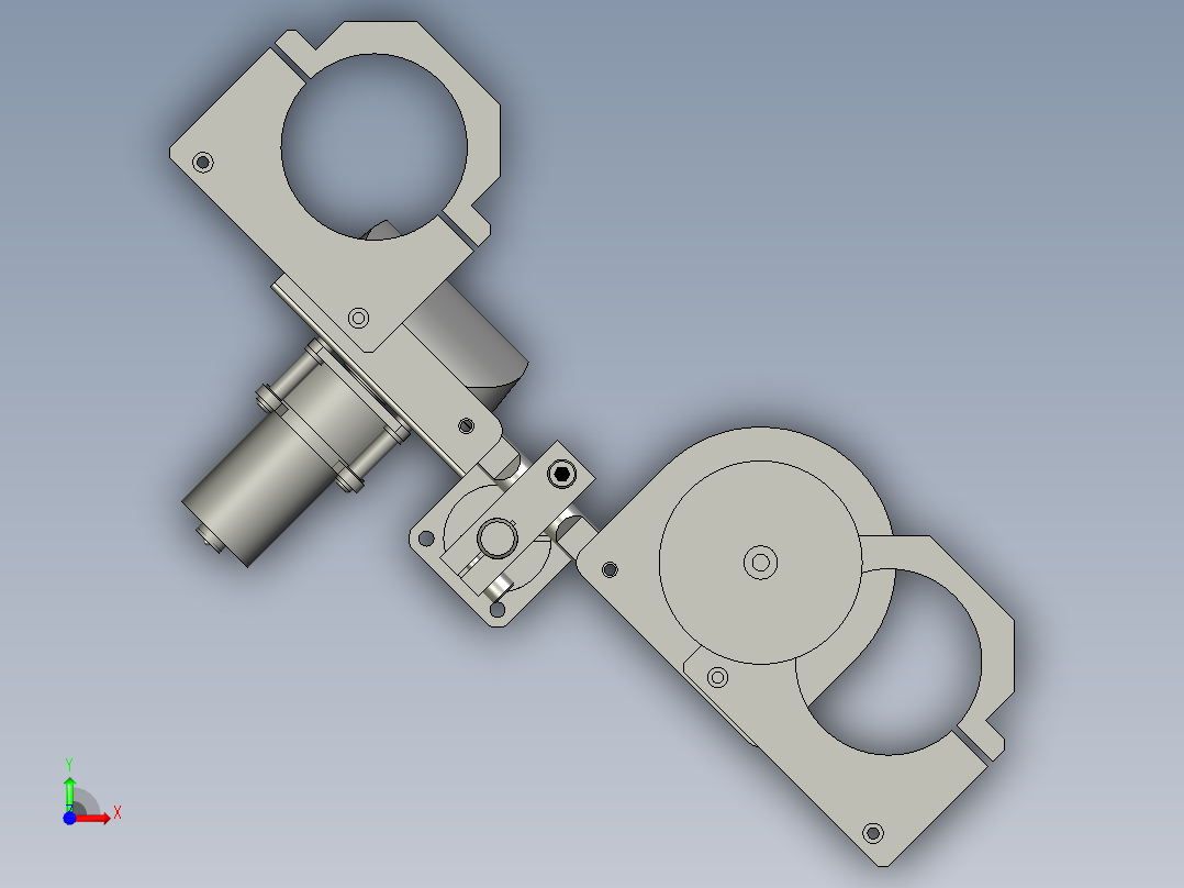 CXDQ02-08-01-00油壶支架支架前视图