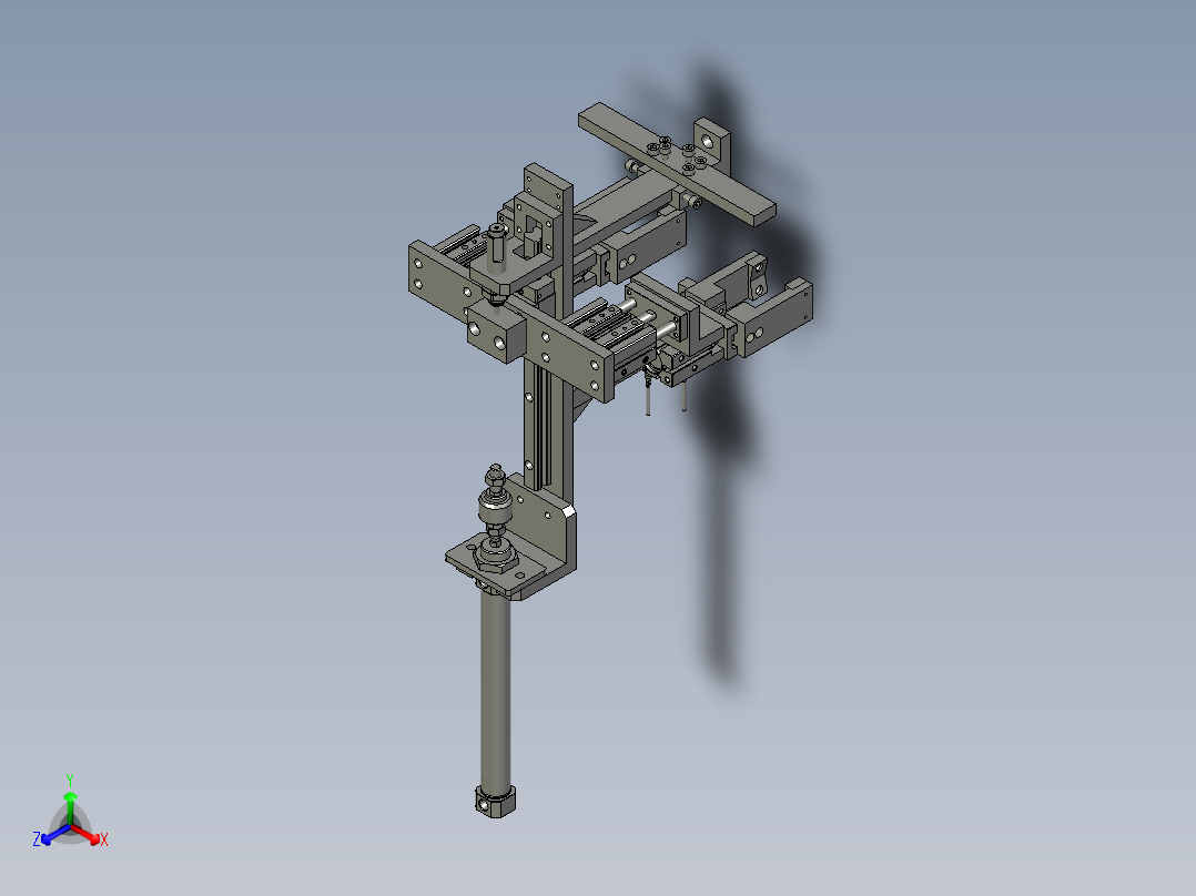 140200抓料组件-LXYC-BOSS正等轴测图