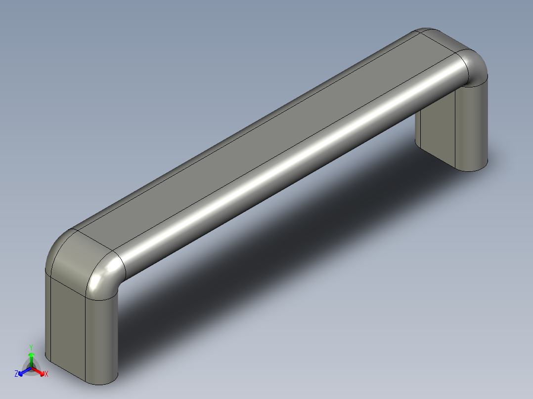 拉手AKM01-96-1abb主视图