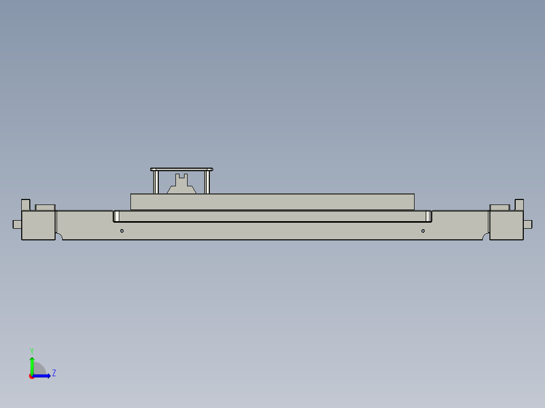 升降平台组合左视图