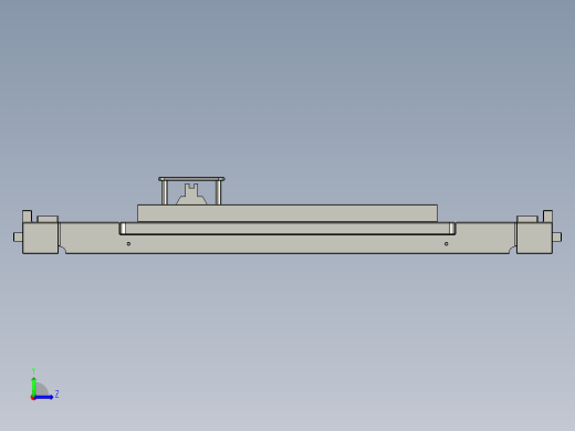 升降平台组合左视缩略图