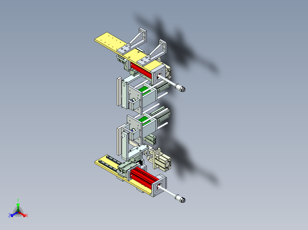 弹垫片压入机构设计主视图