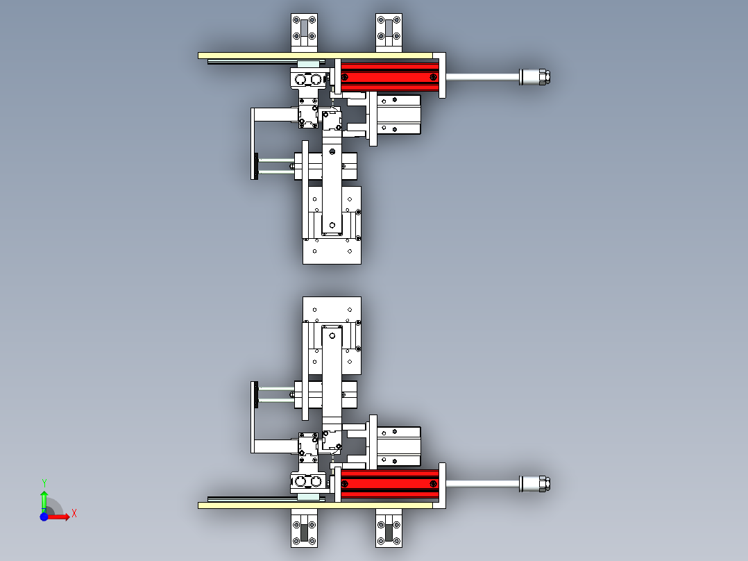 弹垫片压入机构设计前视图