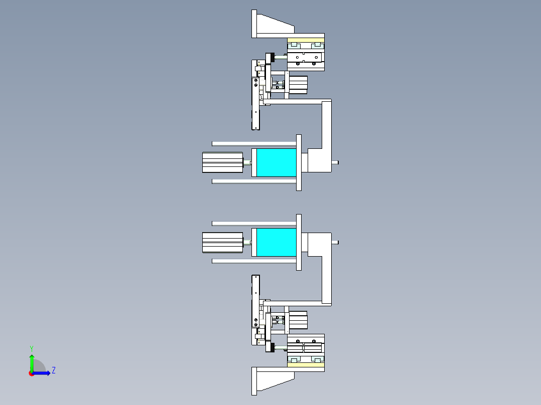 弹垫片压入机构设计左视图