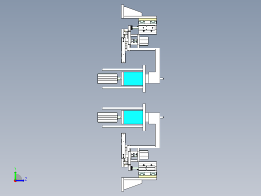 弹垫片压入机构设计左视缩略图