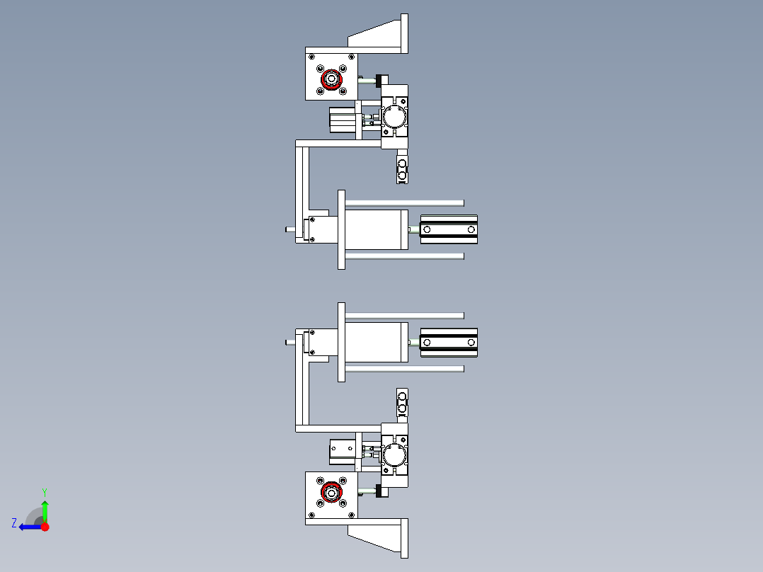 弹垫片压入机构设计右视图