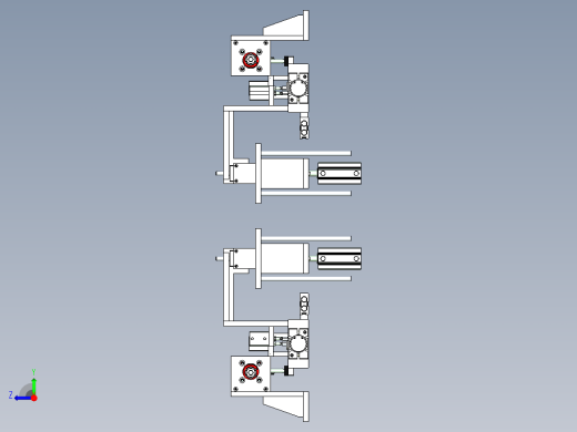 弹垫片压入机构设计右视缩略图