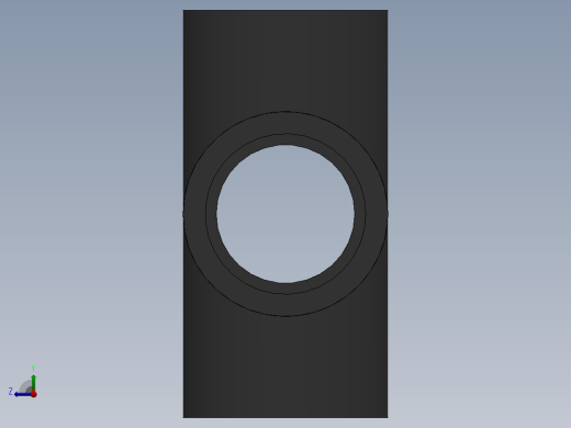 Cross DN25 PN10 U-PVC右视缩略图