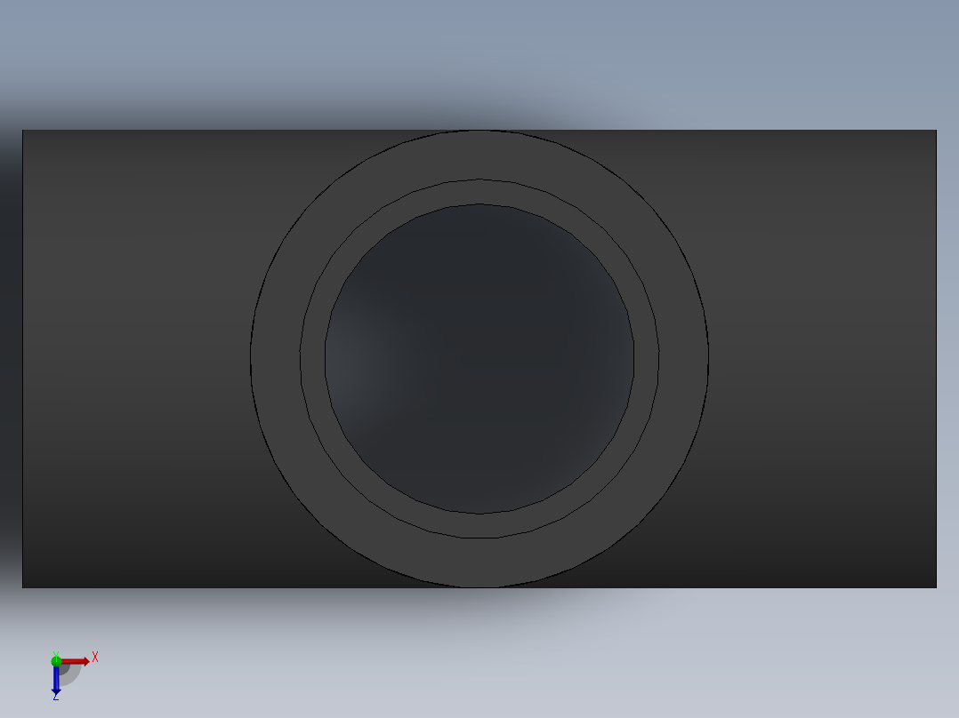 Cross DN25 PN10 U-PVC俯视图