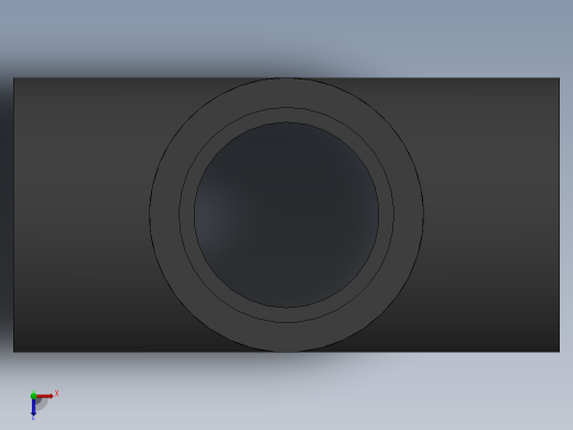 Cross DN25 PN10 U-PVC俯视缩略图