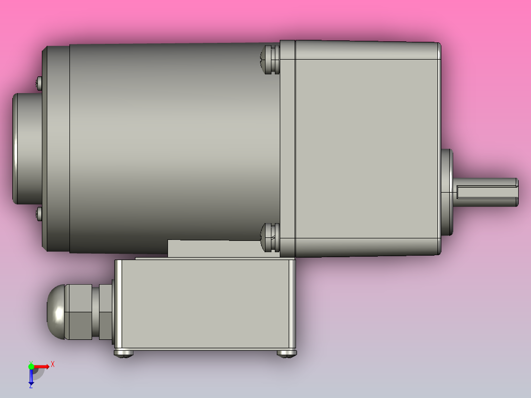 调速电机2ik6rgn-c-2gn3k-18k_asm俯视图